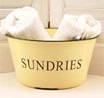 Enamelware sundries bowl