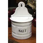 Enamelware salt bin