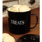 Enamelware treats mug