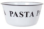 Enamelware pasta bowl