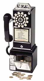 Black Crosley payphone cr56bk